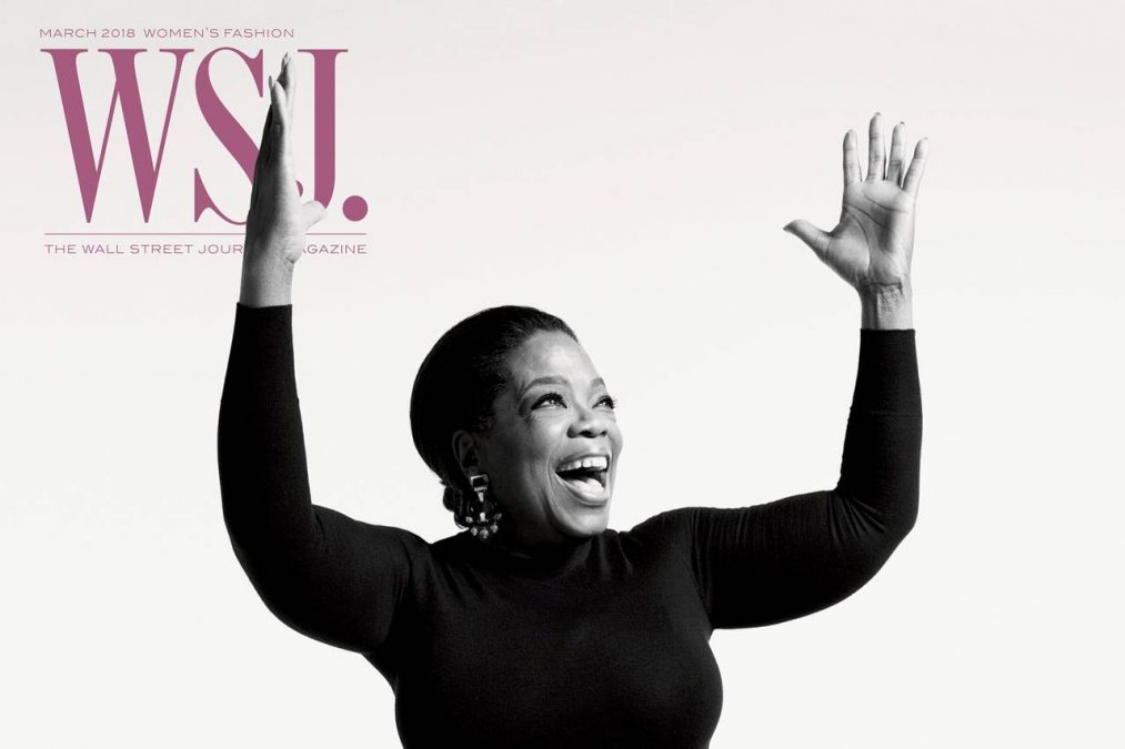 2018 March Issue Wall Street Journal Magazine’s,Oprah Winfrey covers it