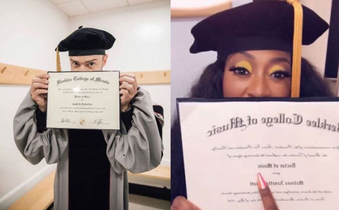 Missy Elliott and Justin Timberlake bag honorary doctorate degrees from Berklee College of Music