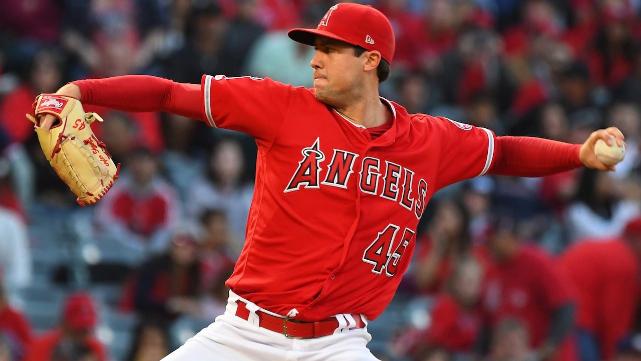 Los Angeles Angels pitcher Tyler Skaggs