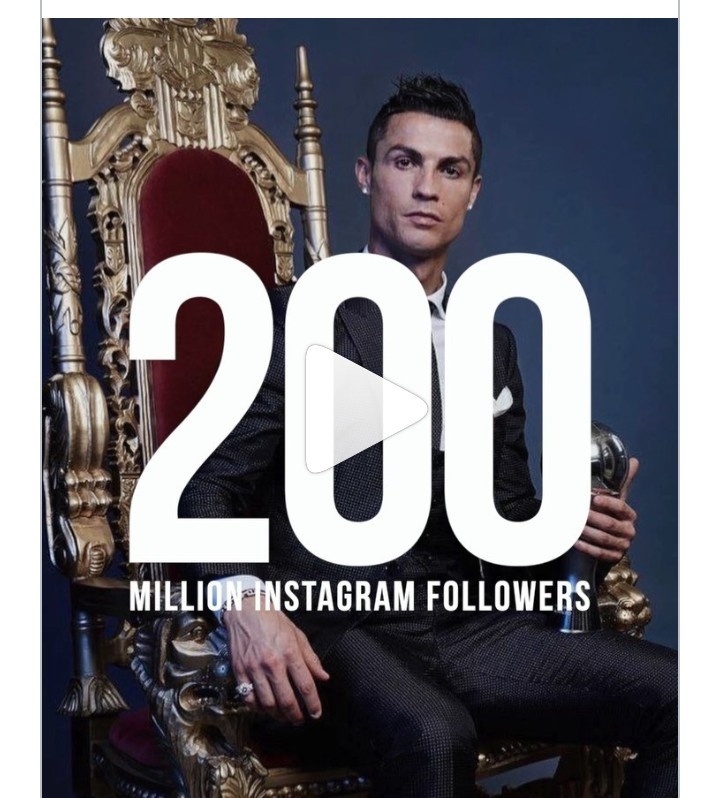 10 most followed people on Instagram as Cristiano Ronaldo becomes the first person to reach 200 million