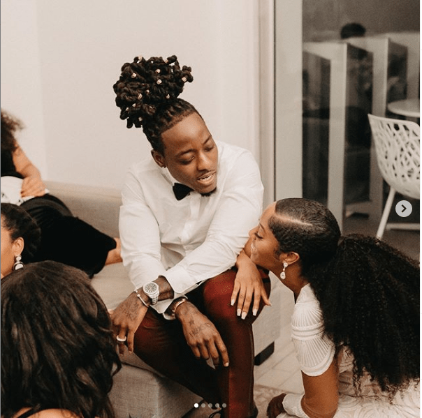 Rapper Ace Hood wed his longtime partner Shelah Marie photos