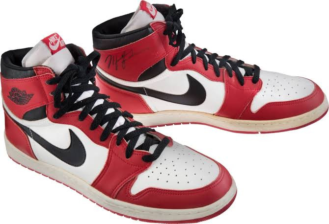 Michael Jordan’s signature 1985 Air Jordan shoes sell for record ...