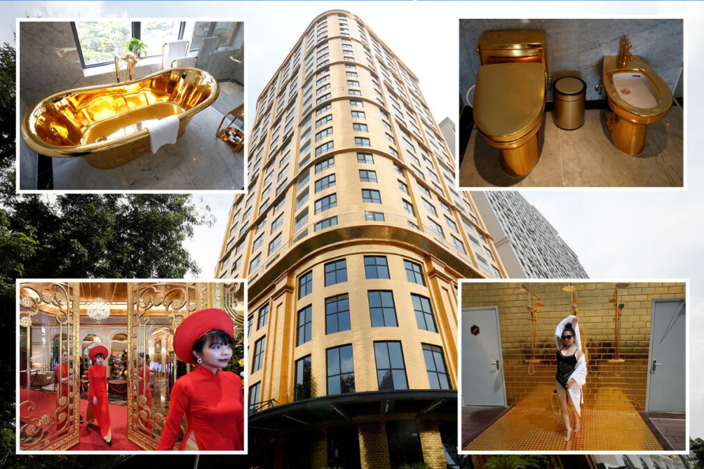 World’s ‘first' gold-plated hotel opens in Vietnam