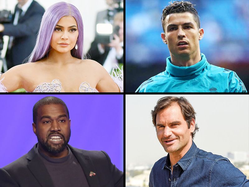 Forbes highest-paid celebrities for 2020, Kylie Jenner and Kanye West top