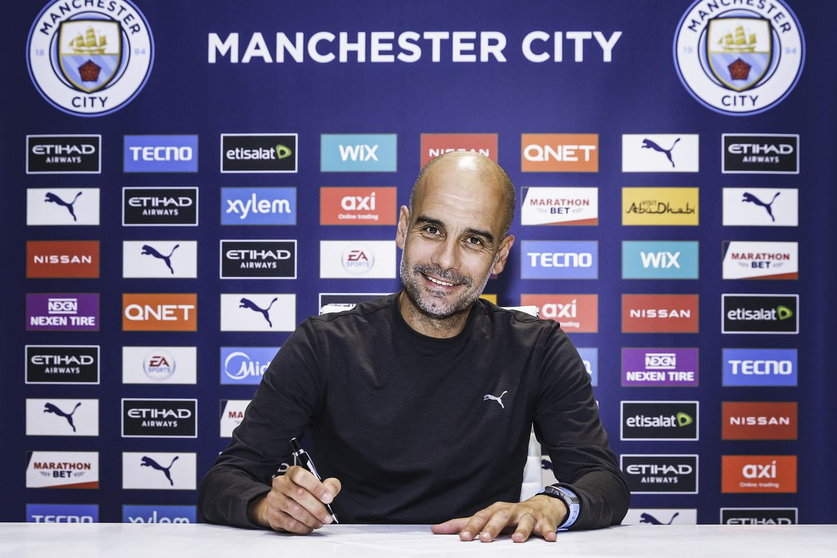 Pep Guardiola signs another two-year contract at Manchester City until 2023