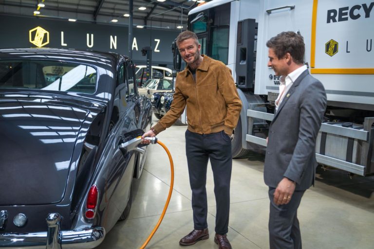 Soccer star, David Beckham buys 10% stake in UK electric car firm, Lunaz