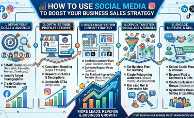 How to Use Social Media to Boost Your Business Sales Strategy