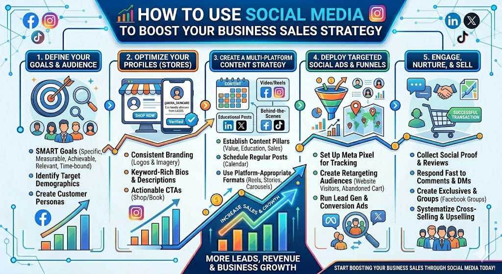 How to Use Social Media to Boost Your Business Sales Strategy