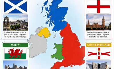 The Four Constituent Countries of the United Kingdom